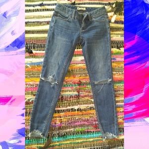 Free People Cropped Jeans